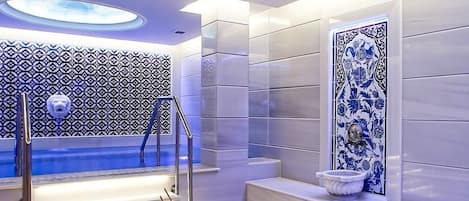 Bain à remous, massages