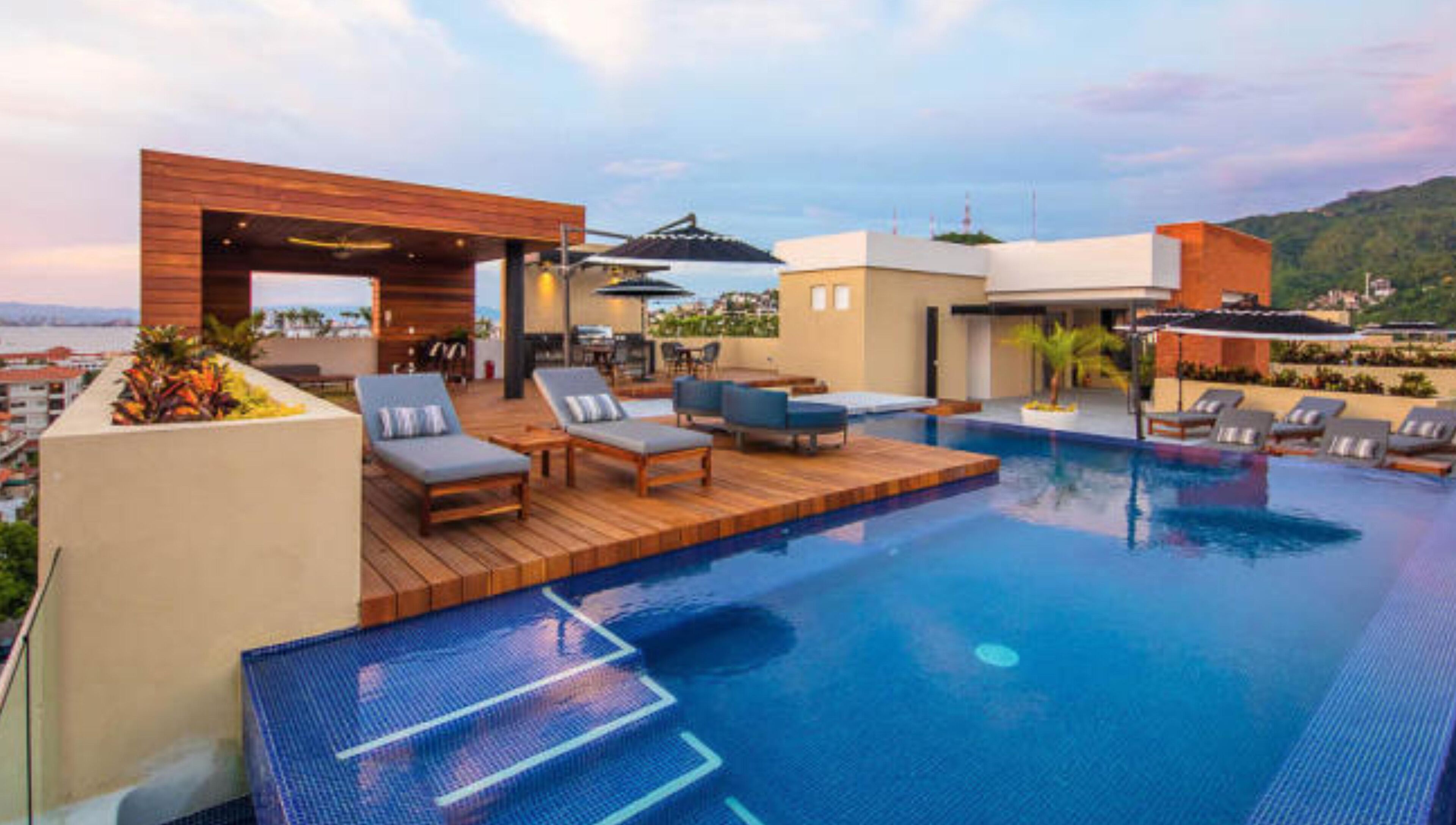 Una piscina climatizada
