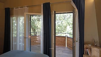 Baumhaus, Poolblick | 1 Schlafzimmer, kostenloses WLAN