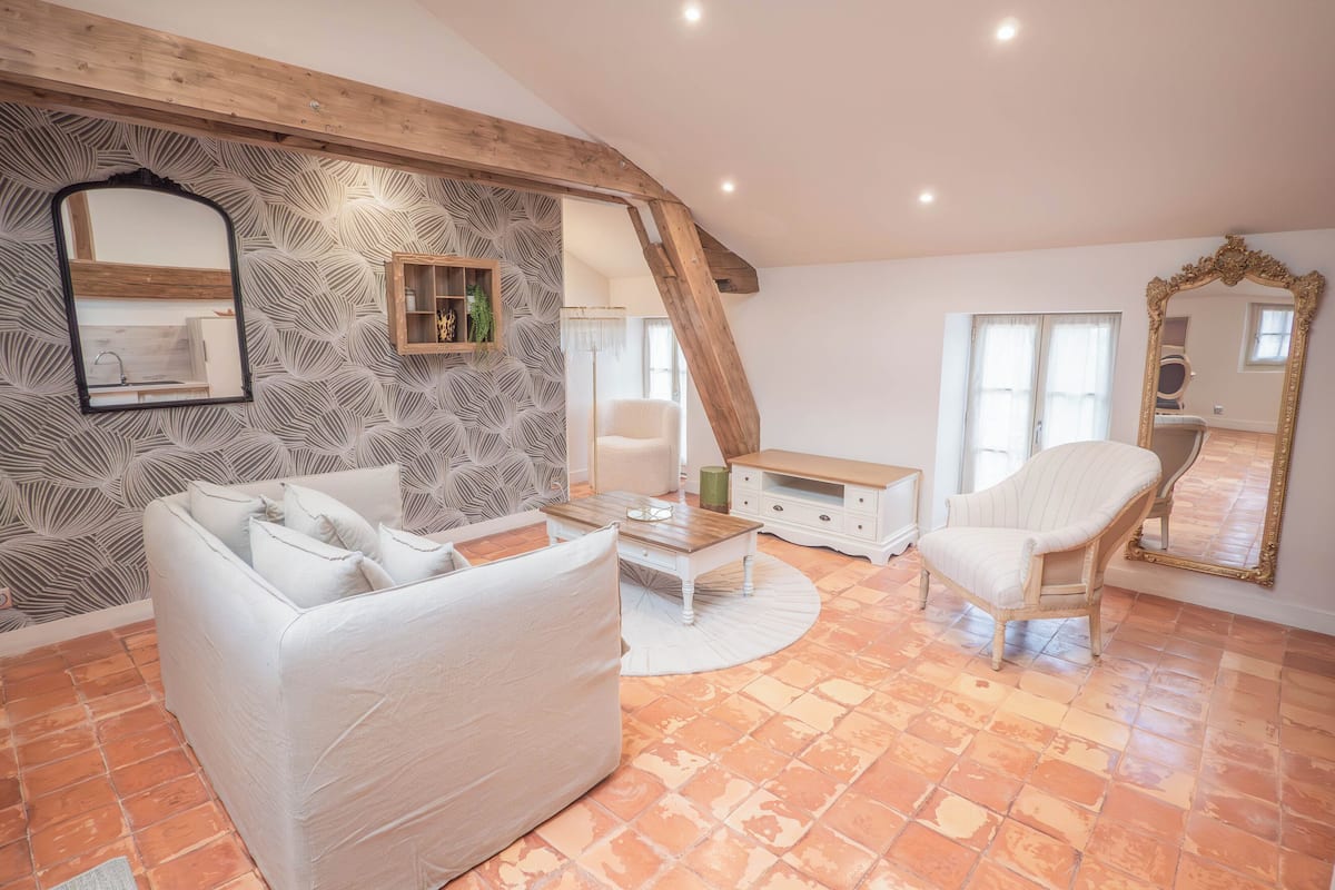 Appartement Deluxe, vue parc | Coin séjour