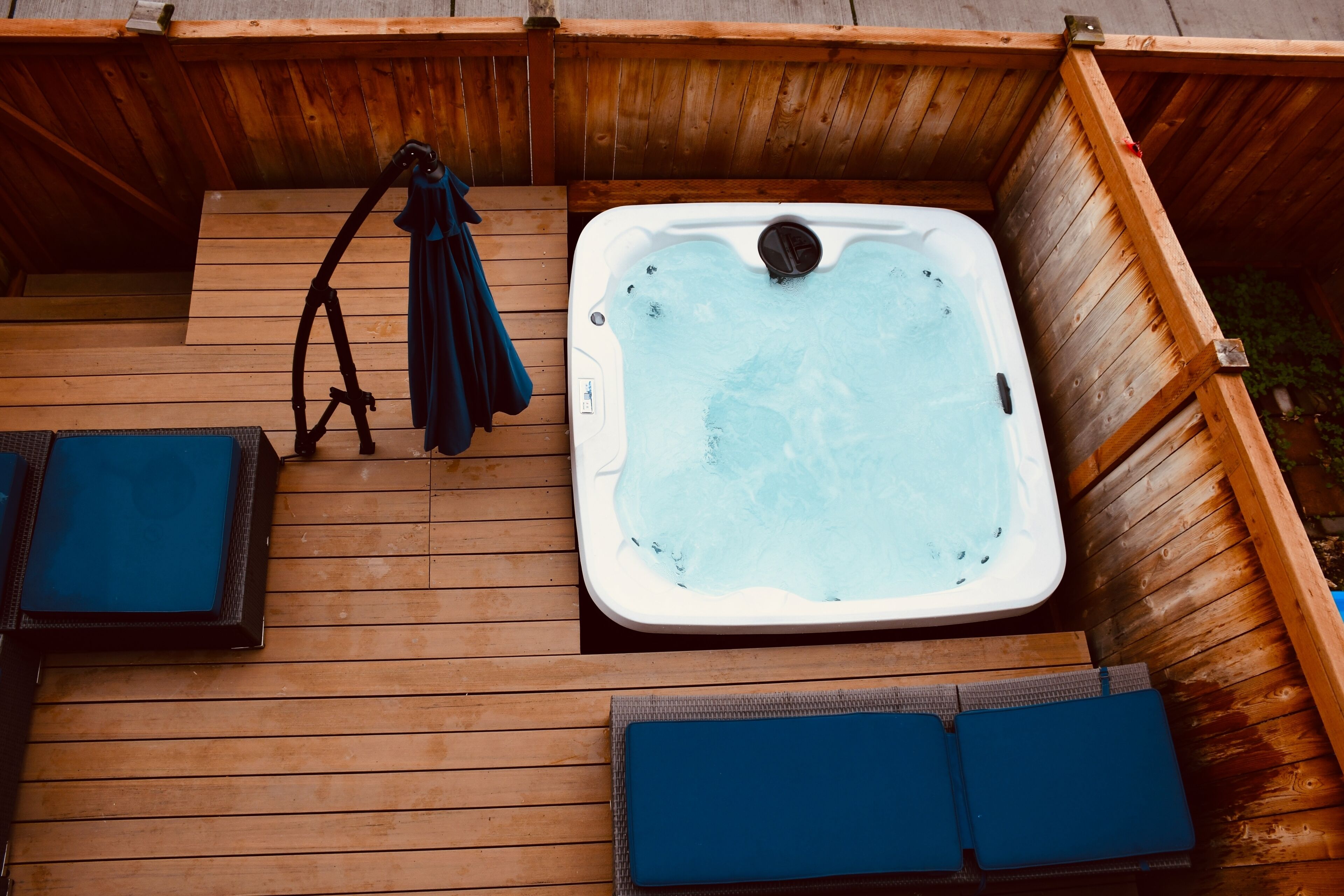Udendørs spabad