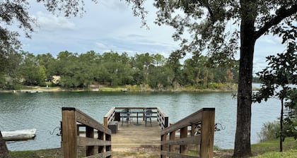 Beautiful Lakeside campground with full hookups for 30 and 50 amp campers.
