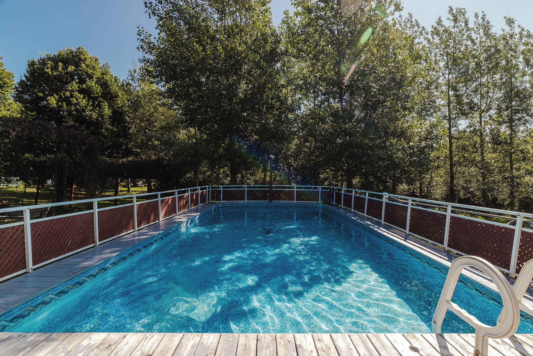 Seasonal outdoor pool