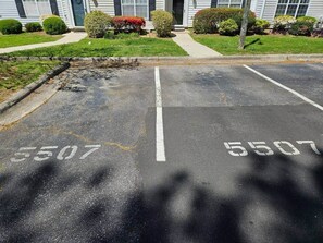 Parking spaces
