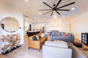 Smart TV, video games, foosball, table tennis