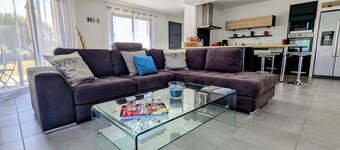 The villa near the Monts du matin, at the foot of the Vercors mountains