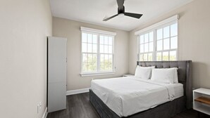 2 slaapkamers, een strijkplank/strijkijzer, gratis wifi, beddengoed