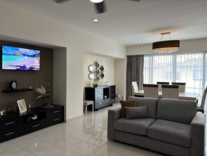 Apartment, 3 Bedrooms, Balcony | Living area - Apartments with Shared Pool and BBQ (Puerto Vallarta)