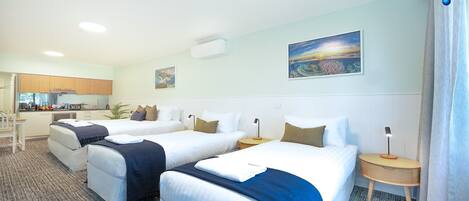 1 chambre, fer et planche à repasser, Wi-Fi, draps fournis