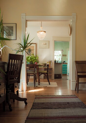 Bohemian 3-bedroom house with private yard in charming neighborhood