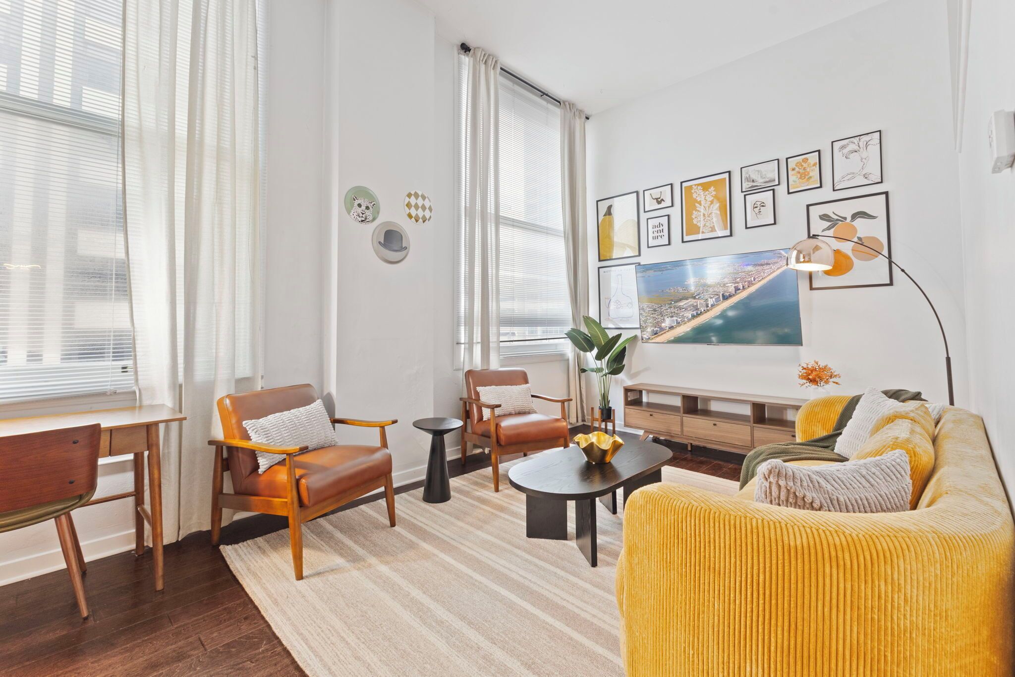TV, video games, ping pong, offices