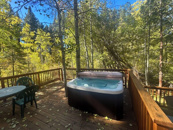 Outdoor spa tub - Walk to Heavenly! (South Lake Tahoe)