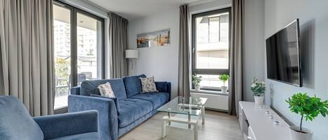 Comfort-Apartment | 1 Schlafzimmer, Bügeleisen/Bügelbrett, kostenloses WLAN