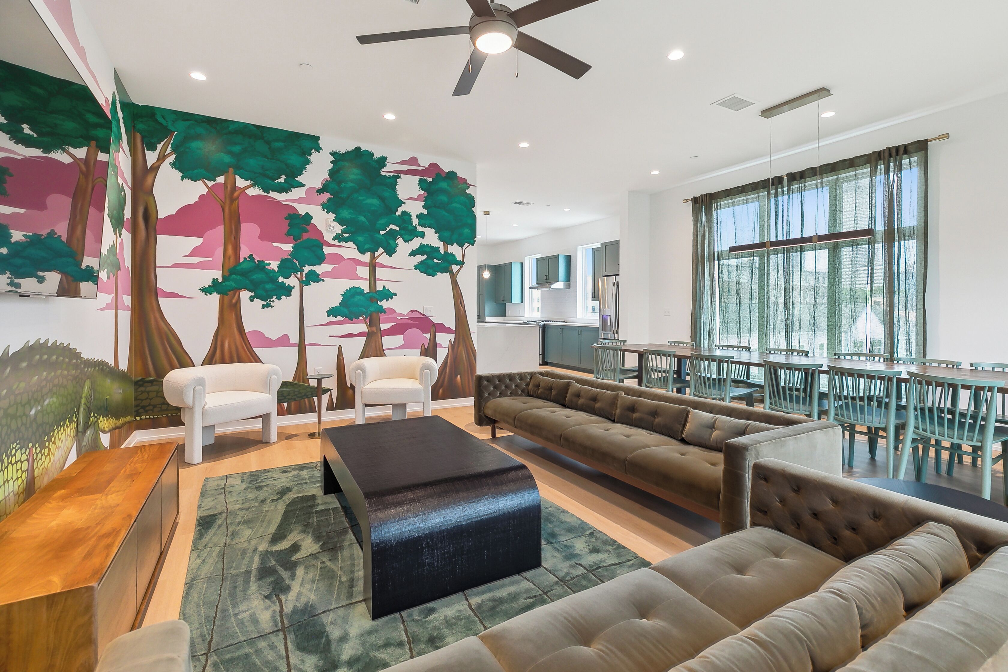 Superior Apartment, City View | Living area | TV