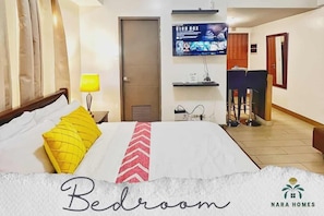 1 chambre, fer et planche à repasser, Wi-Fi, draps fournis