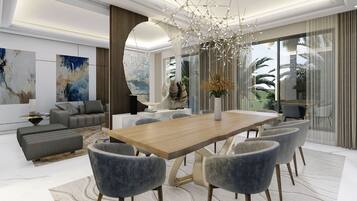 Suite, 1 Bedroom, Kitchenette (Meeting Area) | Free minibar items, in-room safe, desk, laptop workspace