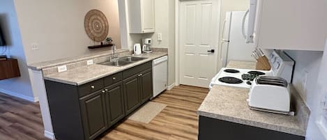 Condo, Multiple Beds, Pool Access, Garden View | Private kitchen | Coffee/tea maker