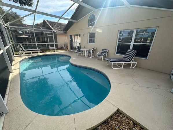 Outdoor pool - Southern Dunes, Golf Front Villa (Haines City)