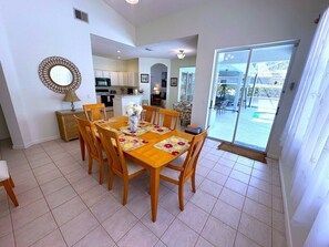 House, Multiple Beds, Pool Access, Pool View | Dining - Private, Large Pool Villa, Southern Dunes, Golf Course Views (Haines City)