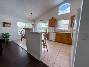 Villa, Multiple Beds, Pool Access, Pool View | Private kitchen