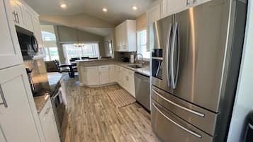 House, Multiple Beds, Pool Access, Pool View | Private kitchen | Coffee/tea maker