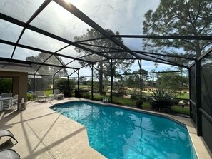 Pool - Remodeld South Facing Villa - Southern Dunes Golf Course Views (Haines City)