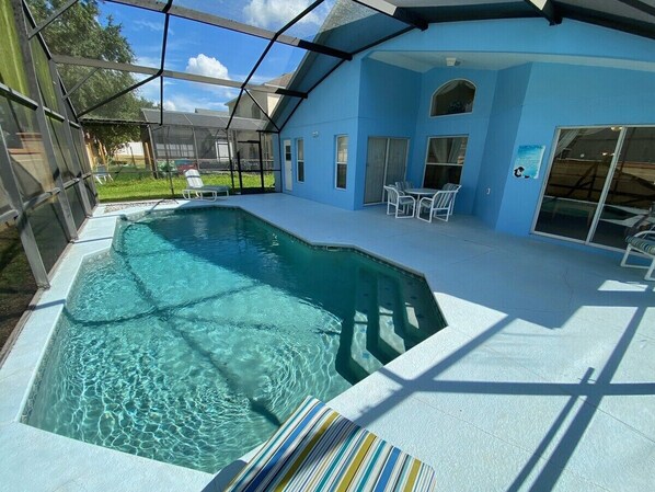 Outdoor pool - Private Pool Villa - Southern Dunes Golf Community (Haines City)