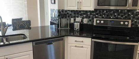 House, Multiple Beds, Pool Access, Pool View | Private kitchen | Electric kettle