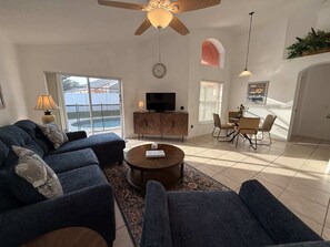 Living area - Southern Dunes Villa - Private Pool Area (Haines City)