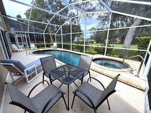 Outdoor pool - 7th Tee - Southern Dunes Pool Home (Haines City)