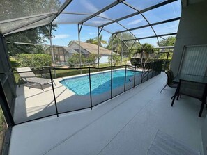 Outdoor pool - Private Pool Villa, Southern Dunes, Loads of Upgrades (Haines City)