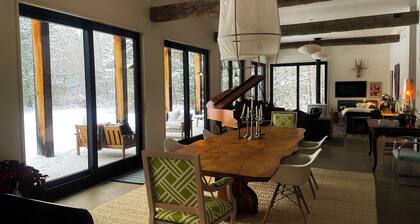 Beautiful barn conversion set in the hills & forests of the Creemore area.