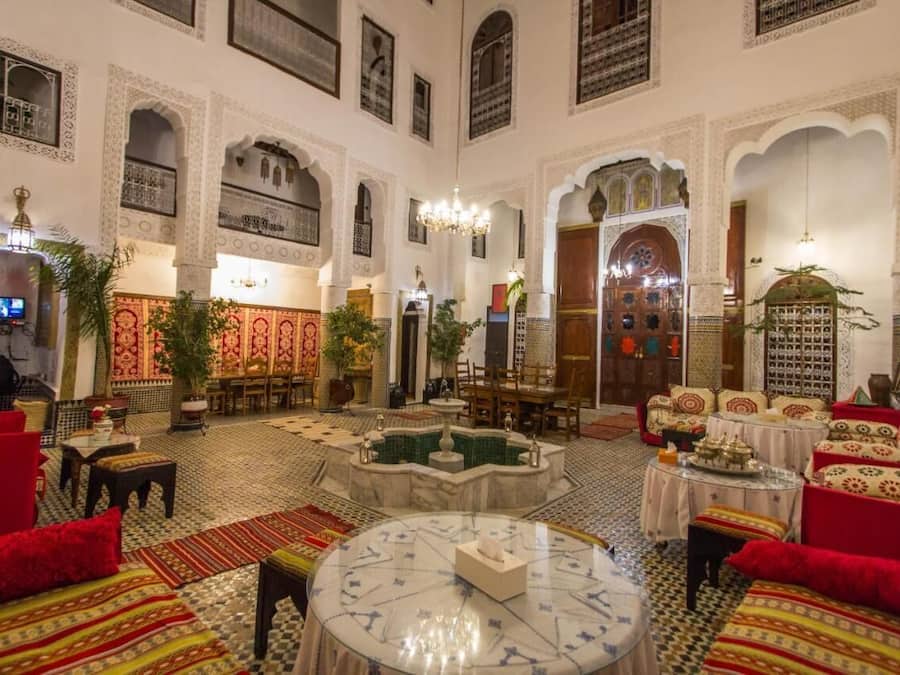 Lobby sitting area