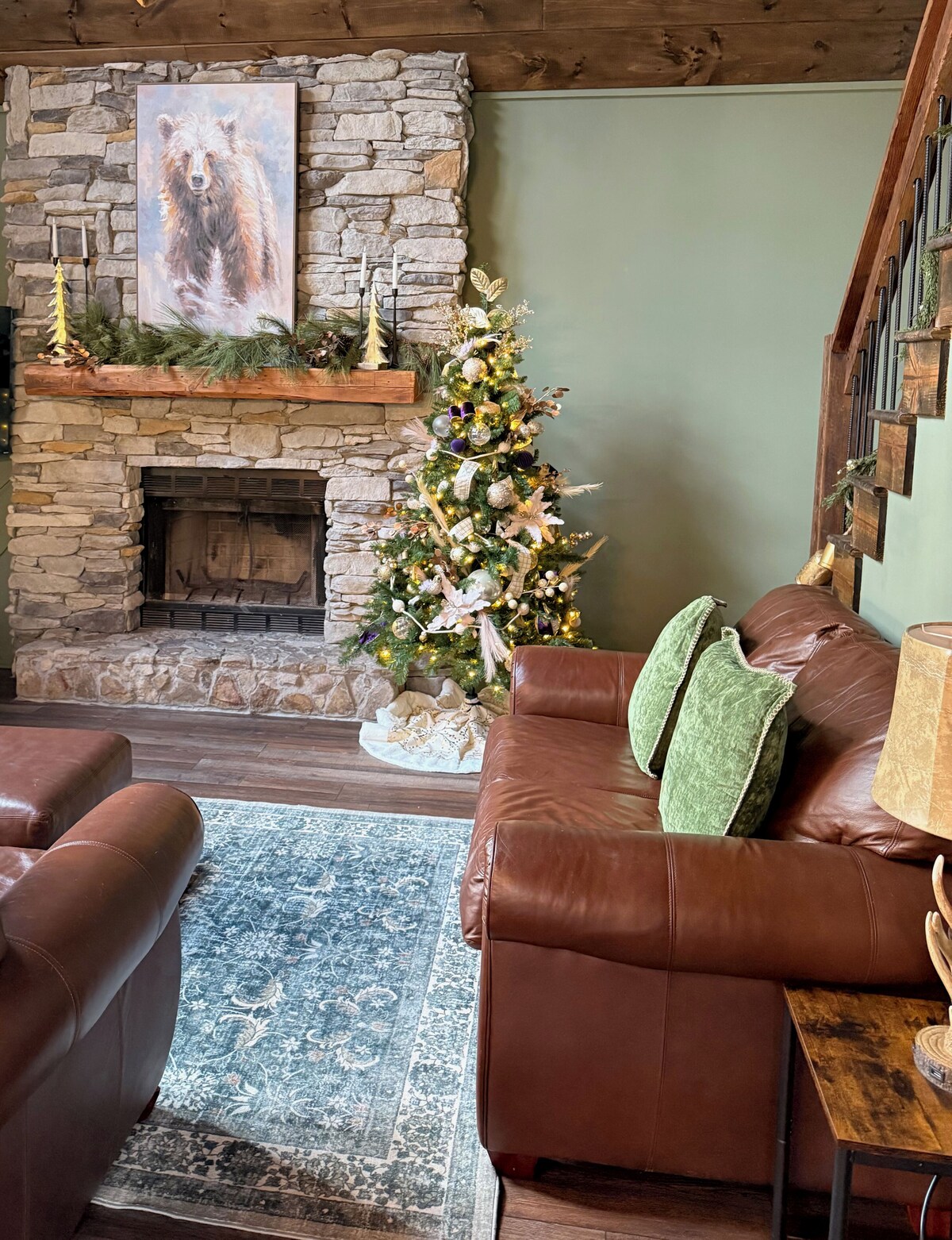 Photo 70 of Christmas Decor, Walk to the Smokies! Hike, King Beds, Hot tub, Dogs, Game Room