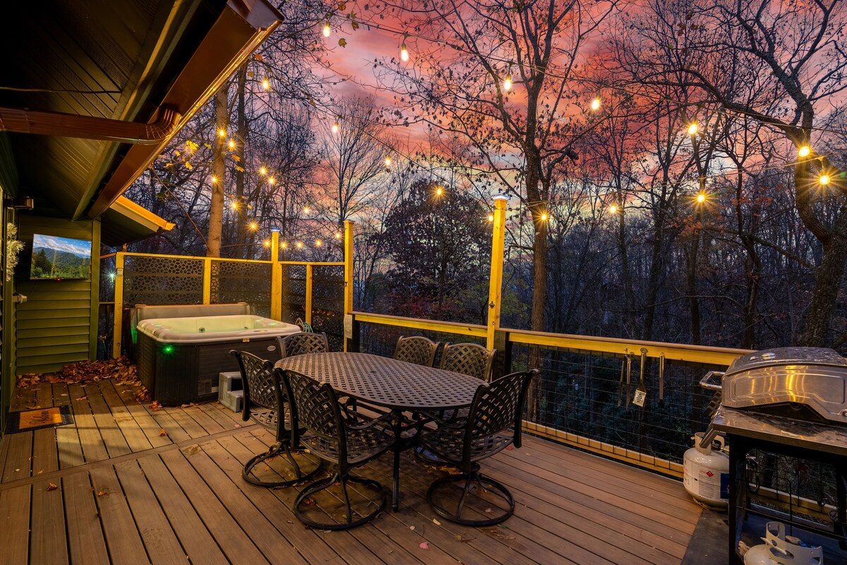 Photo 63 of Christmas Decor, Walk to the Smokies! Hike, King Beds, Hot tub, Dogs, Game Room