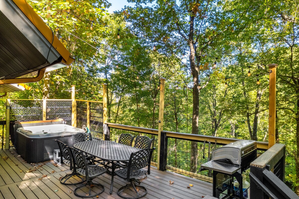 Photo 64 of Christmas Decor, Walk to the Smokies! Hike, King Beds, Hot tub, Dogs, Game Room