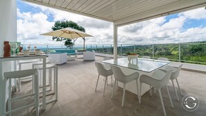 Superior Suite, Sea View | Terrace/patio - Le Gaetana hôtel (Sainte-Rose)