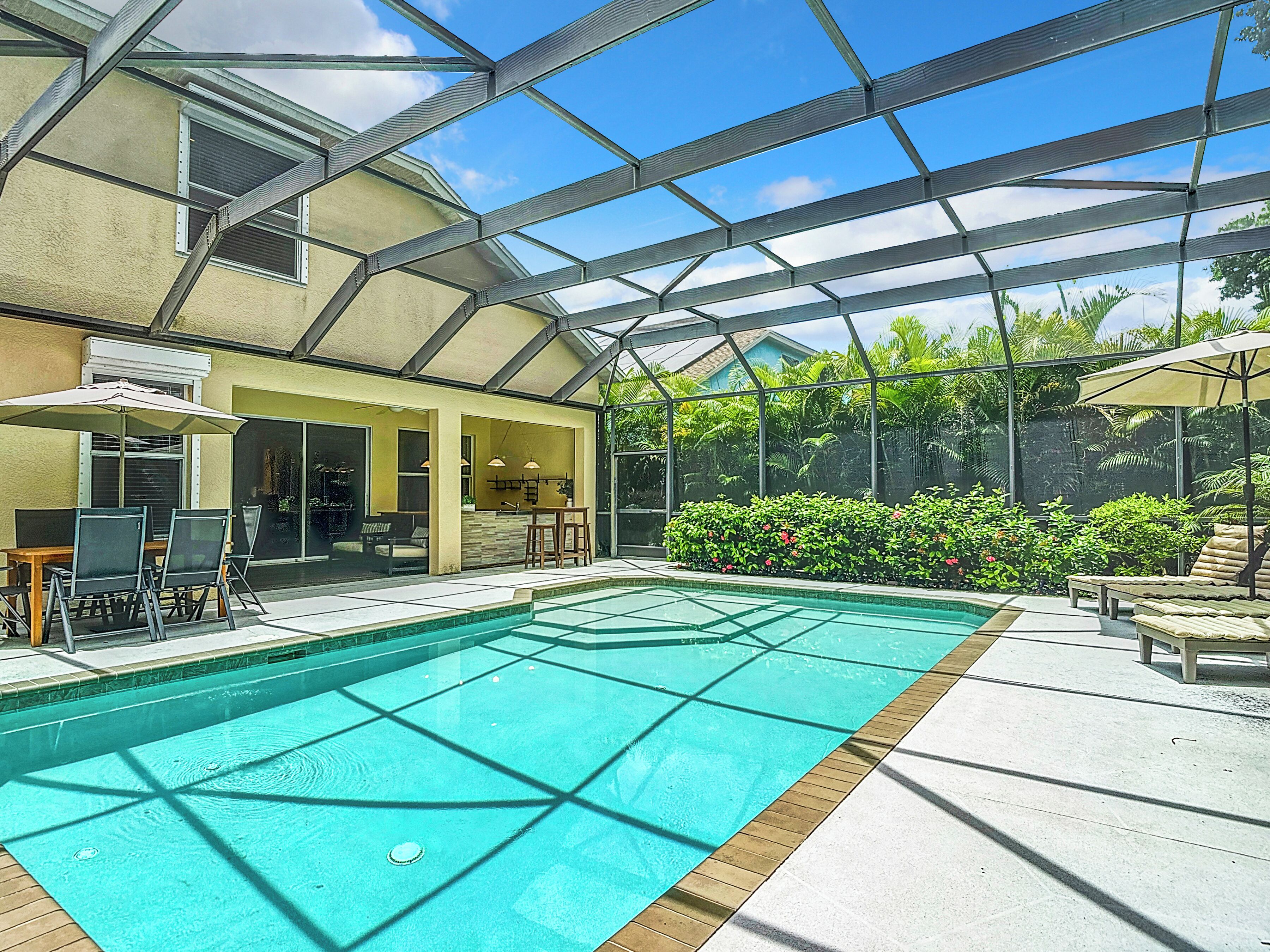 Una piscina climatizada