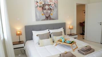 1 chambre, fer et planche à repasser, accès Internet, draps fournis