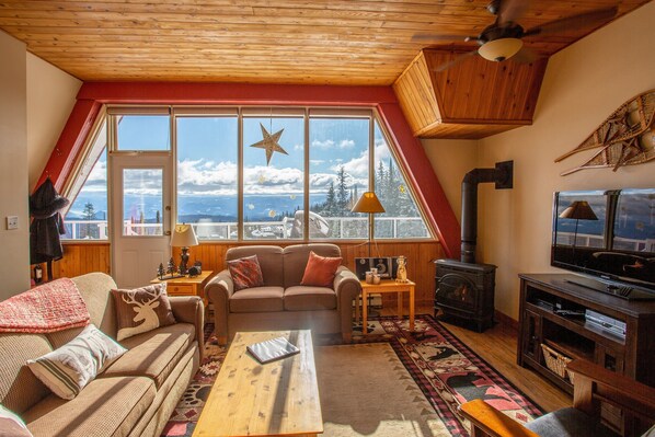 スマートテレビ、暖炉