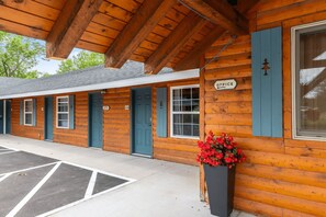 Majoituspaikan julkisivu