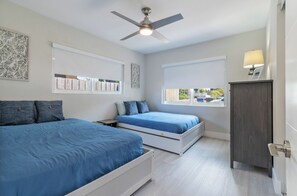 4 bedrooms, travel cot, free WiFi, bed sheets