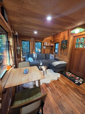 Smart TV, books, stereo, computer monitors