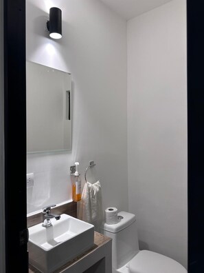 Bruser, hårtørrer, håndklæder, Sæbe