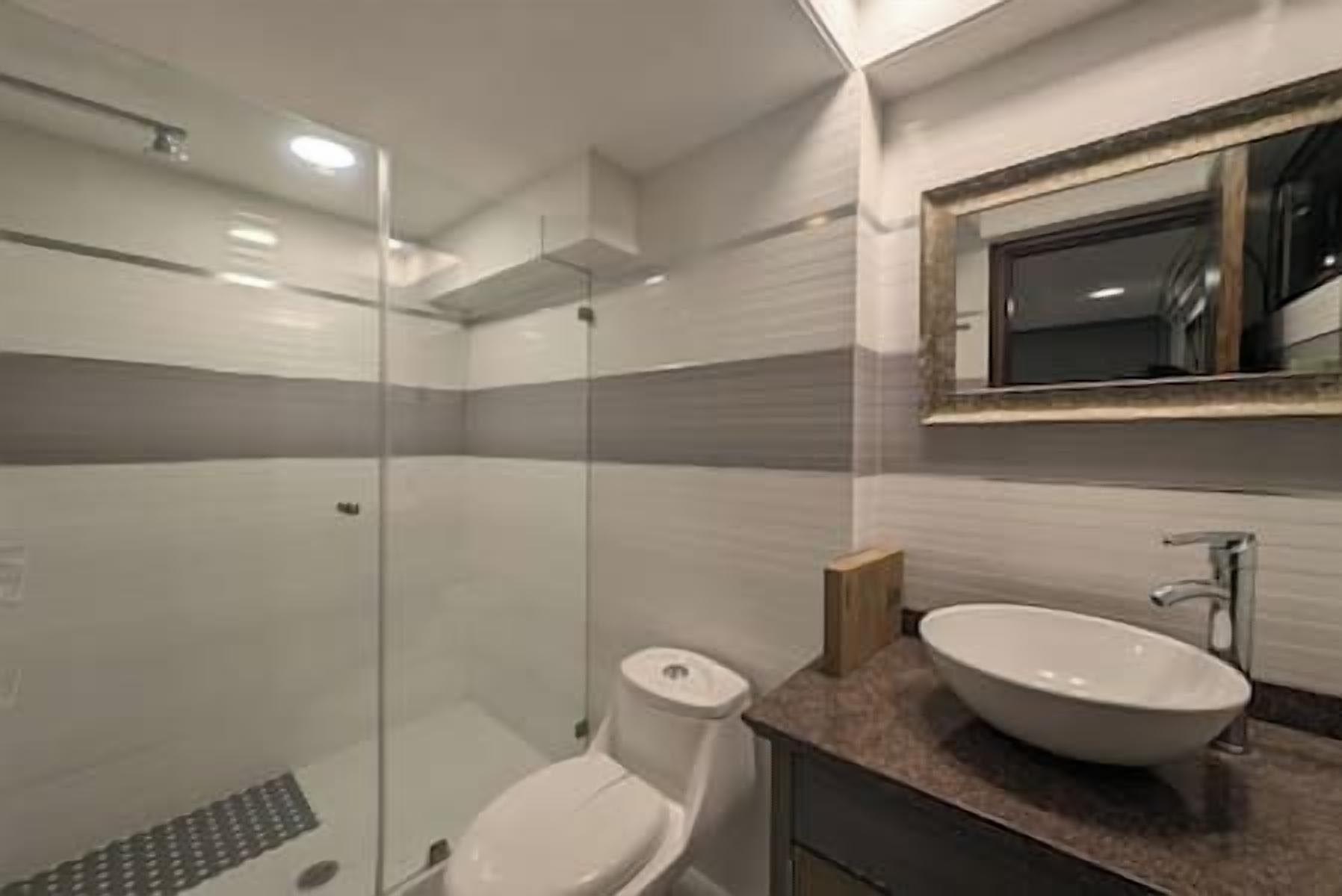 Shower, hair dryer