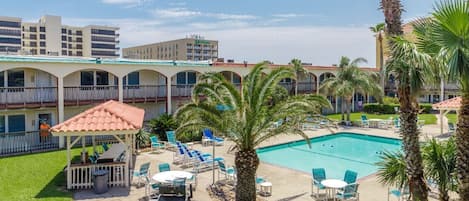 Una piscina riscaldata