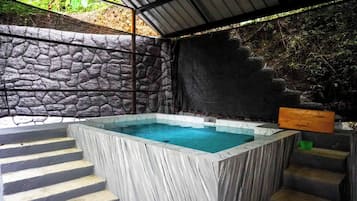 Hytte - 1 soveværelse - ryger - privat pool | Pool | Udendørs pool