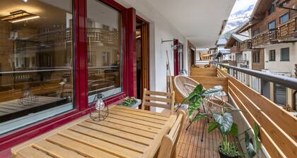 Saas-Fee center - 2 bedrooms - balcony and patio