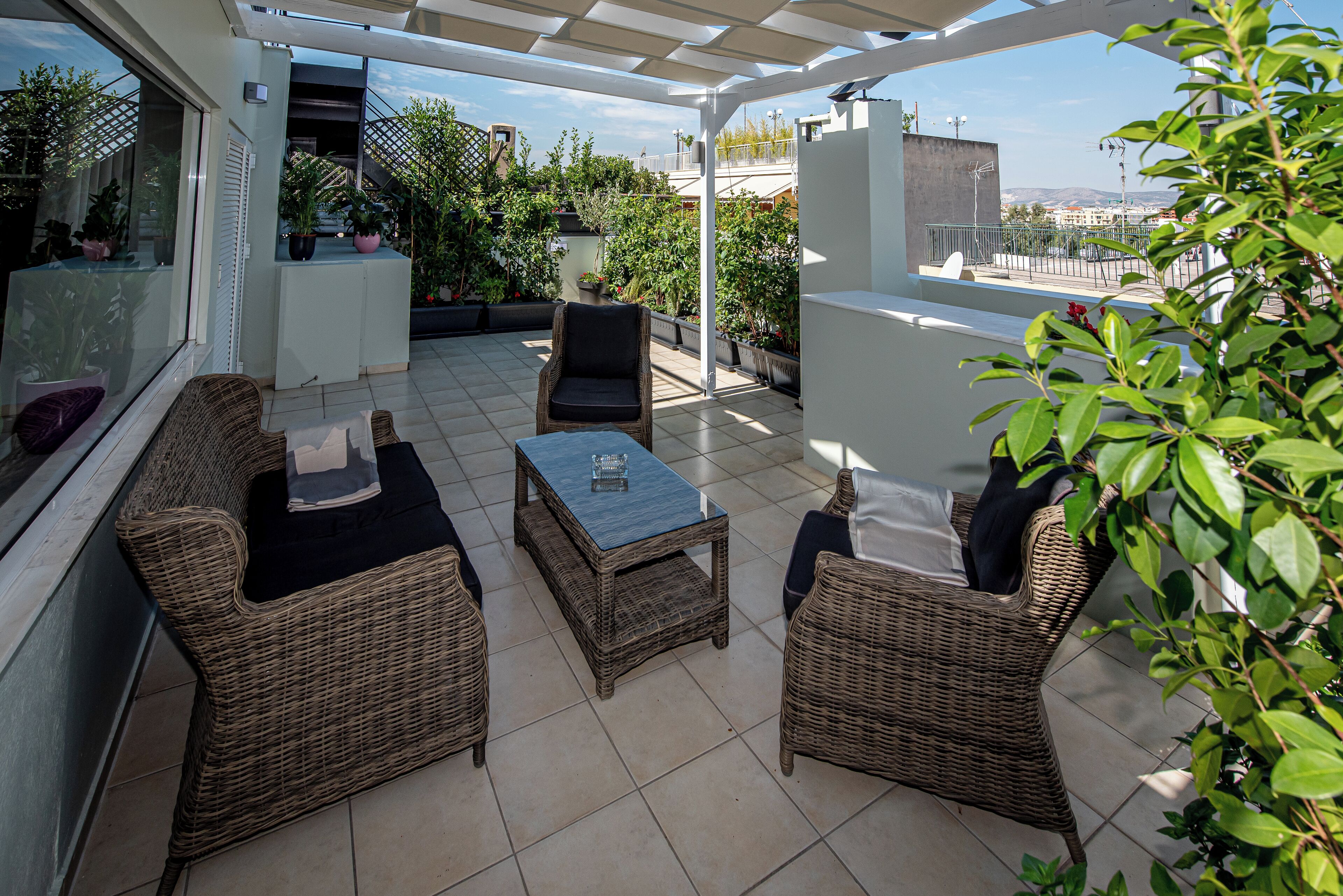 Suíte (Acropolis Suite) | Terraço/pátio