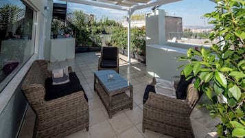 Suíte (Acropolis Suite) | Terraço/pátio